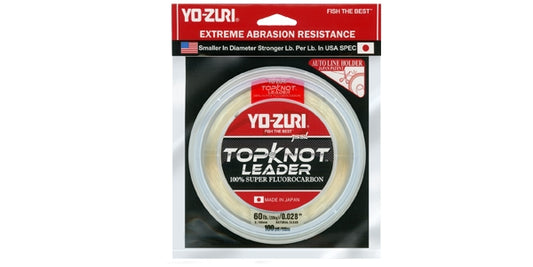 Yo-Zuri TopKnot Fluorocarbon Leader-Line & Leader-Yo-Zuri-Natural Clear-20 lb / 30 yd-Tackle World