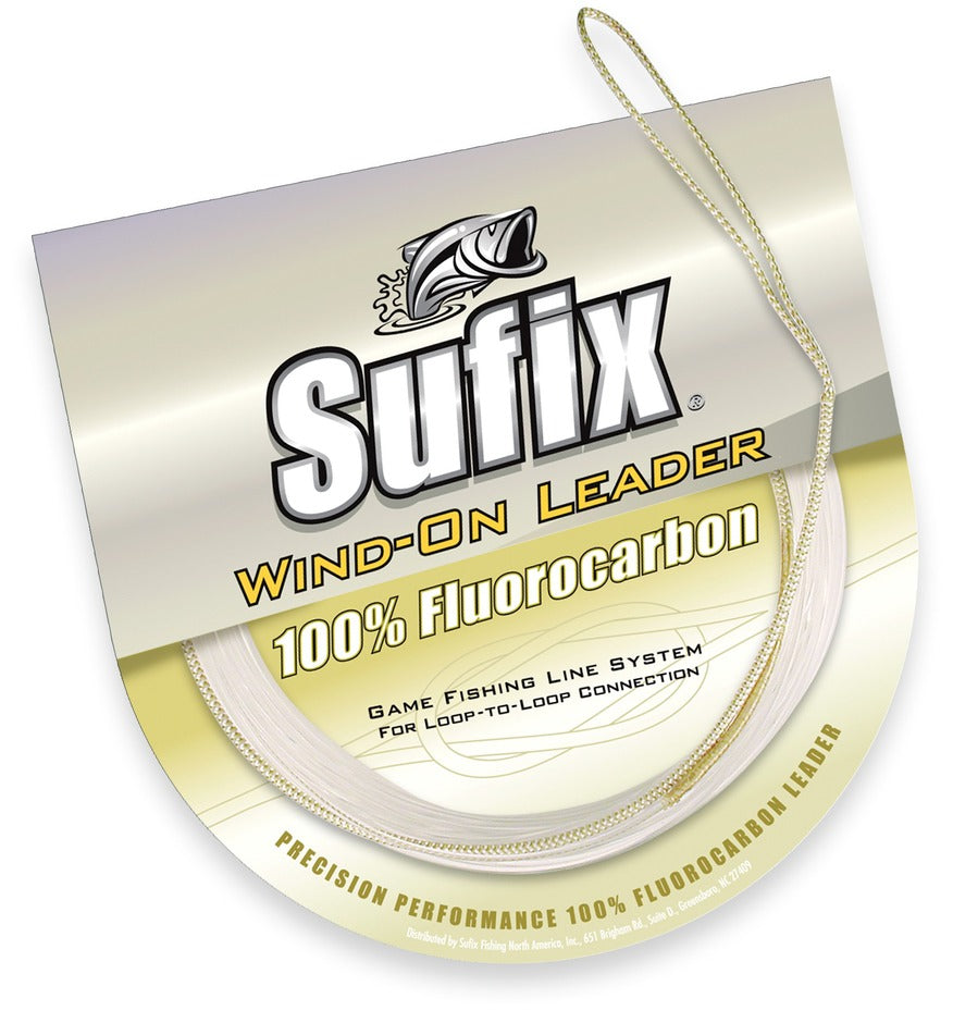 Sufix Wind-On 100% Fluorocarbon Leader-Line & Leader-Sufix-Tackle World