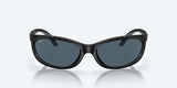 Costa Fathom Matte Black Frame With Gray Mirror Lens 580P Polarized Sunglasses