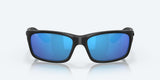 Costa Jose Blackout Frame With Blue Mirror Lens 580G Polarized Sunglasses