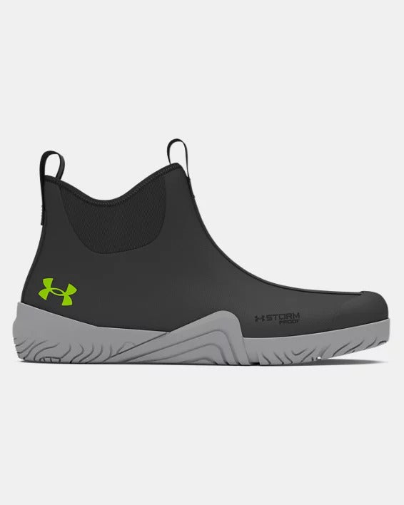 Under Armour Shoreman Men's Deck Shoes-Apparel-Under Armour-Castlerock / Mod Gray / Lime Surge-8-Tackle World