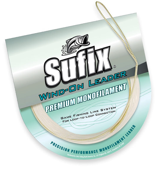 Sufix Wind-On Premium Monofilament Leader-Line & Leader-Sufix-Tackle World