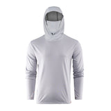 Grundens Tough Sun Masked Hoodie-Apparel-Grundens-Mist-M-Tackle World