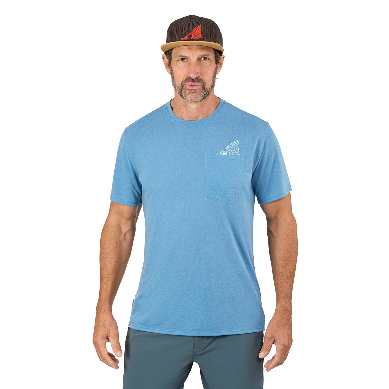 Grundens Species Pocket Tee-Apparel-Grundens-Tackle World