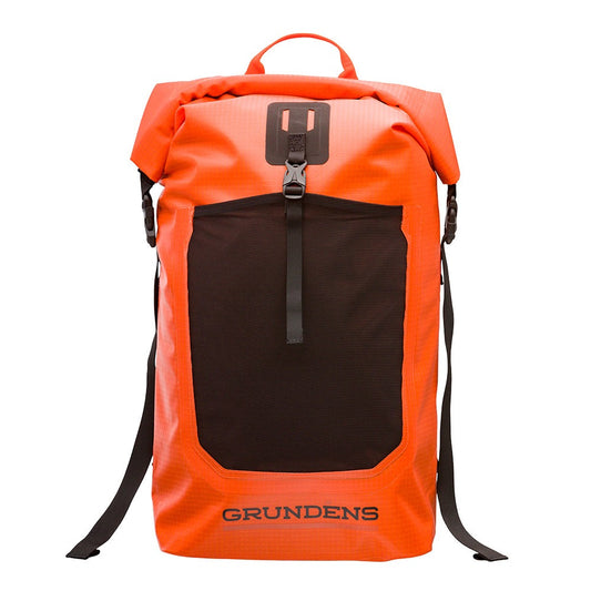 Grundens Bootlegger Roll Top Backpack 30L-Apparel-Grundens-Red Orange-Tackle World