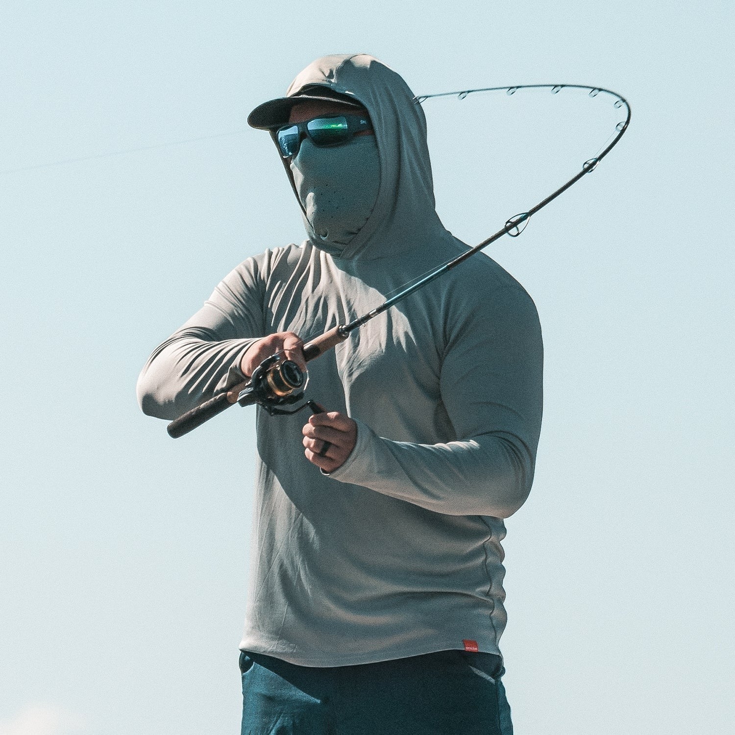 Grundens Tough Sun Masked Hoodie-Apparel-Grundens-Tackle World