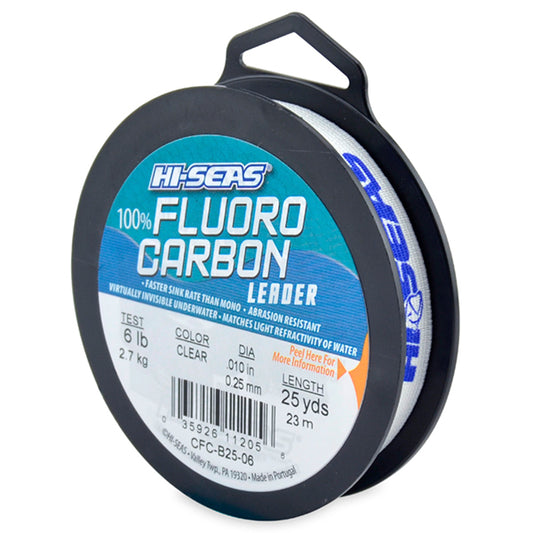 American Fishing Wire 100% Fluorocarbon Leader-Line & Leader-American Fishing Wire-25yd-6lb-Tackle World