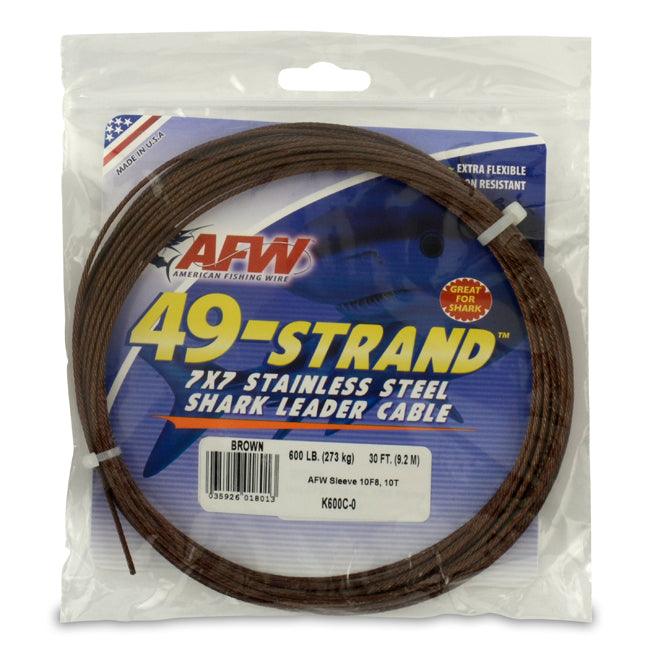 American Fishing Wire Stainless Steel Shark Leader Cable-Line & Leader-American Fishing Wire-Tackle World