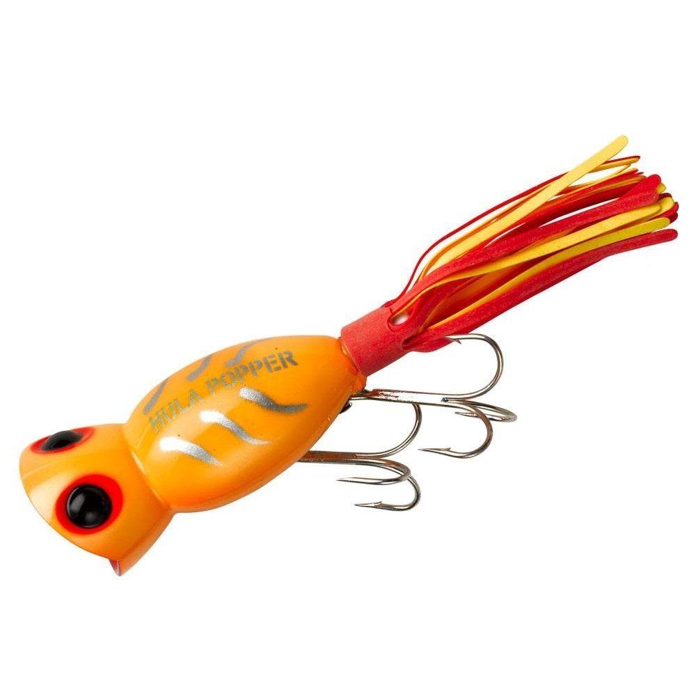 Arbogast Hula Poppers-Lures-Arbogast-Length: 2" - Weight: 3/8oz-Yellow-Tackle World