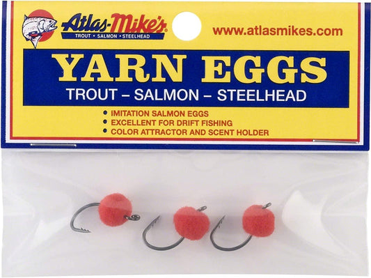 Atlas Mike's Yarn Size 4 Eggs-Lures-Atlas Mike's-Red-Tackle World