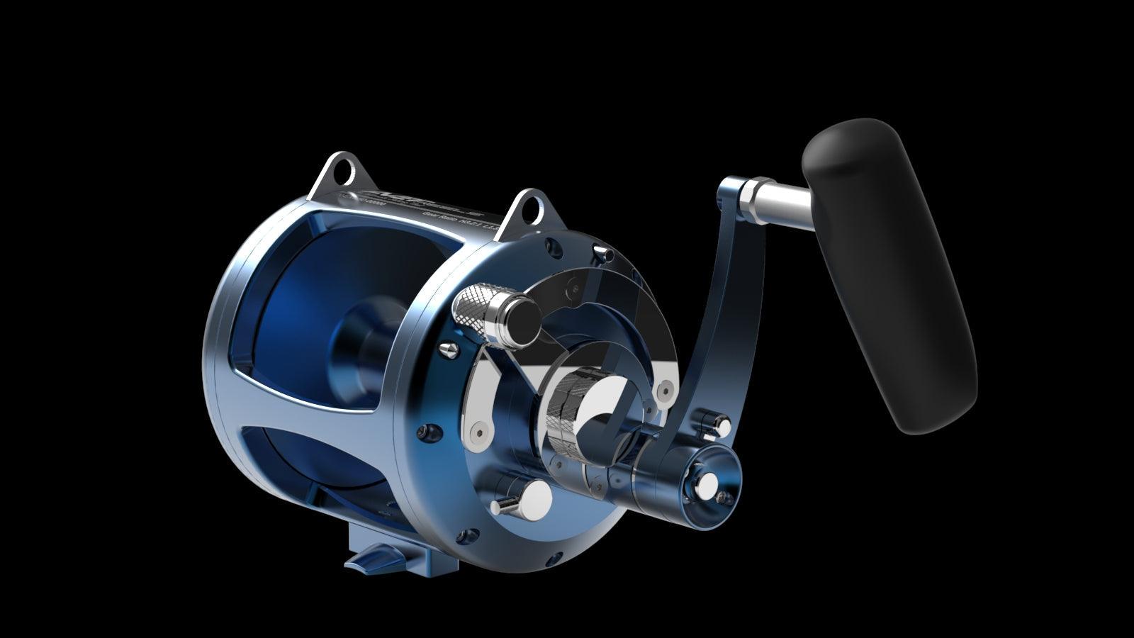 Avet EXW 50/2 2-Speed Lever Drag Reels-Reel-Avet-Blue-Tackle World