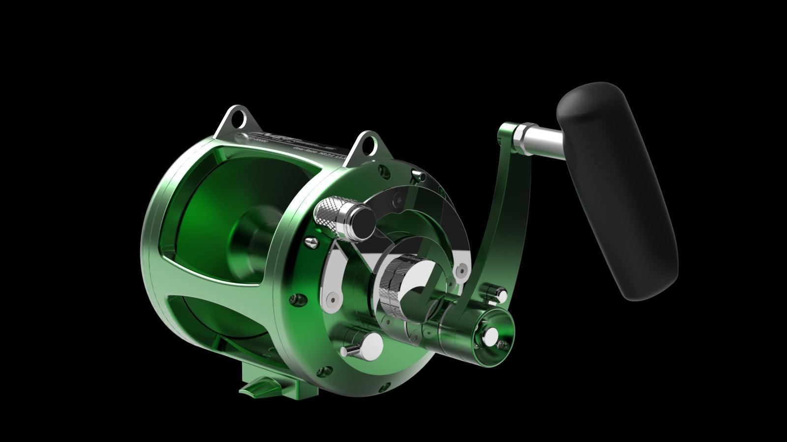 Avet EXW 50/2 2-Speed Lever Drag Reels-Reel-Avet-Green-Tackle World