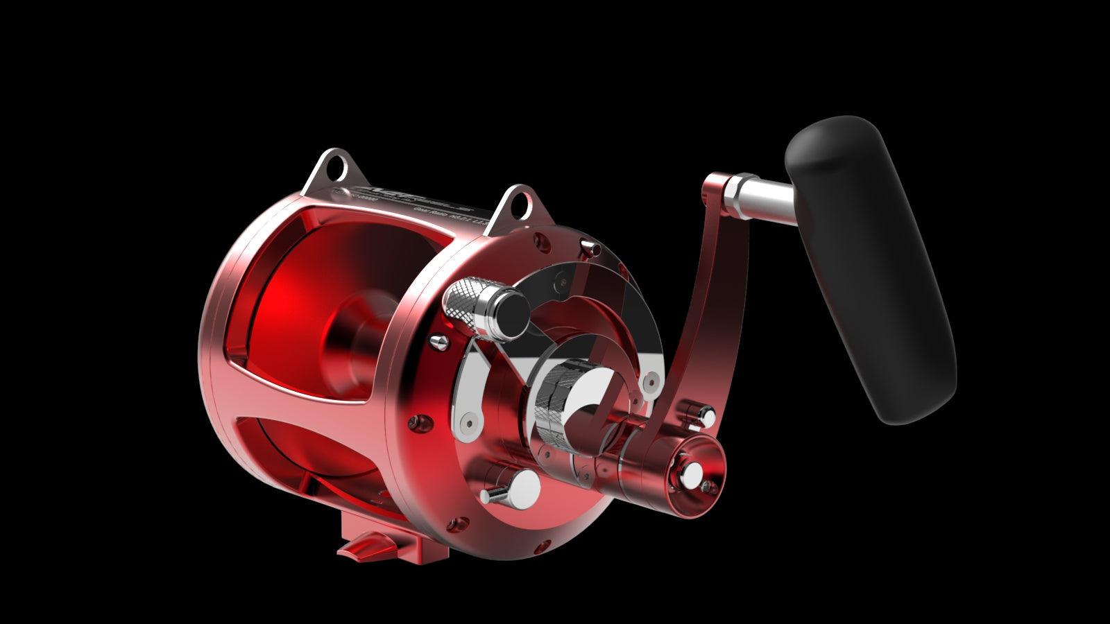 Avet EXW 50/2 2-Speed Lever Drag Reels-Reel-Avet-Red-Tackle World