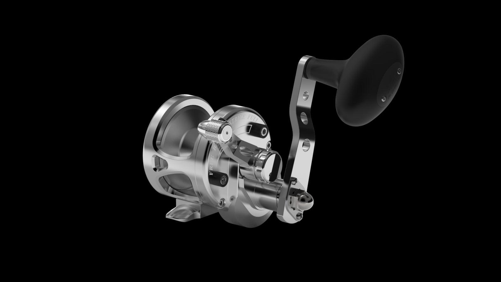 Avet SXJ G2 Single Speed Lever Drag Reels-Reel-Avet-Silver (without glide plate - lefty)-Tackle World