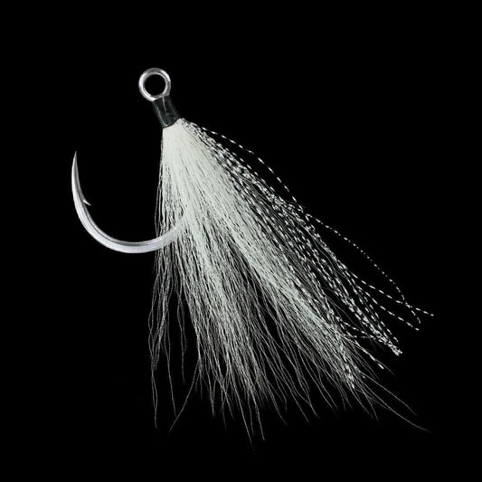 BKK LONEDIABLO White Bucktail Teaser Hooks-Terminal Tackle-BKK-Tackle World