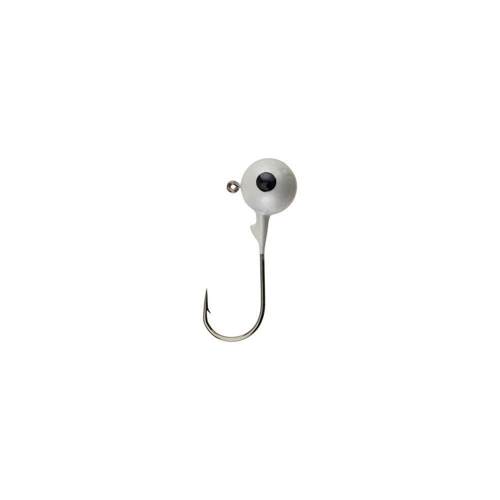 Berkley Essentials Round Ball Jigs-Lures-Berkley-White-Weight: 1/4oz - Hook Size: 2/0 - Q'ty: 6pk-Tackle World