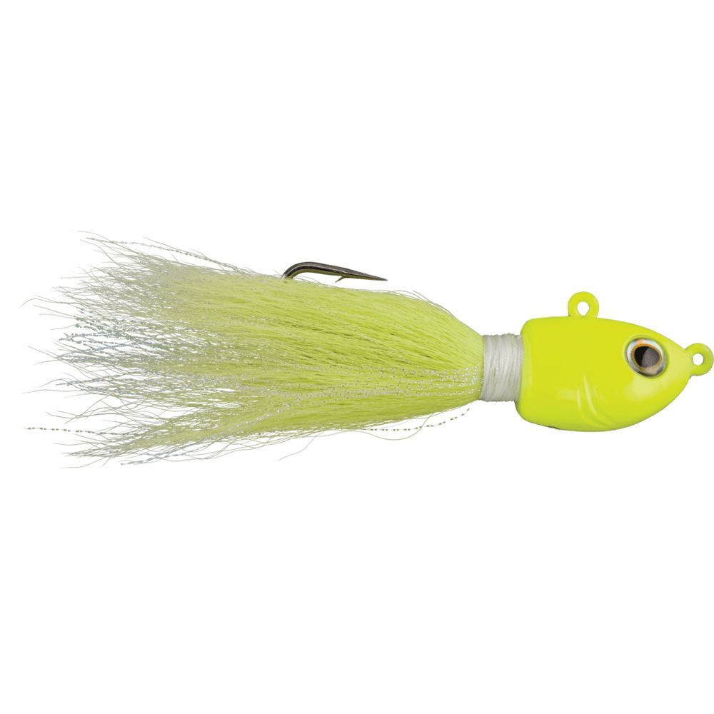 Berkley Fusion19 Bucktail Jigs-Lures-Berkley-Chartreuse-3/8oz-Tackle World