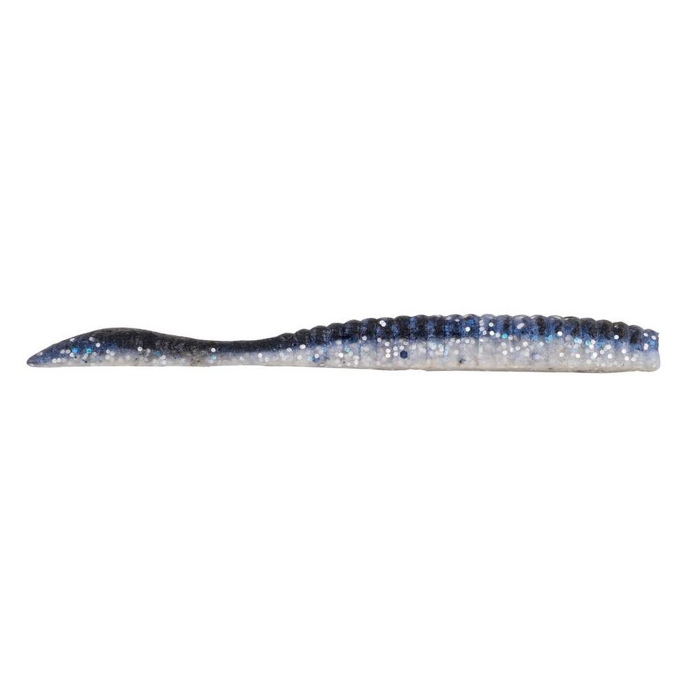 Berkley PowerBait MaxScent Flat Worms-Lures-Berkley-3.6"-Black Shiner-Tackle World