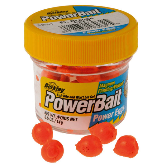 Berkley PowerBait Power Eggs Floating Magnums-Lures-Berkley-Fluorescent Orange-Tackle World