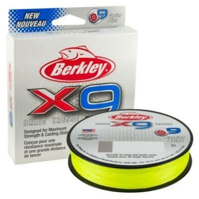 Berkley X9 Braided Line-Line & Leader-Berkley-10 lb / 164 yd-Flame Green-Tackle World