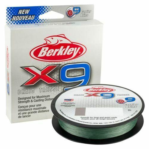 Berkley X9 Braided Line-Line & Leader-Berkley-10 lb / 164 yd-Low-Vis Green-Tackle World