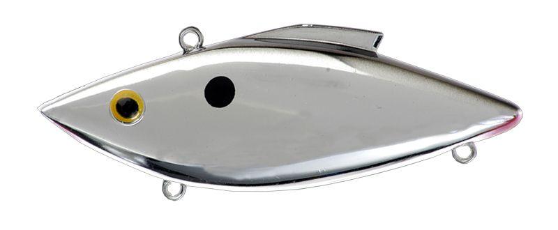 Bill Lewis Rat-L-Trap Lipless Crankbaits-Lures-Bill Lewis-Weight: 1/2oz-Chrome Black Back-Tackle World