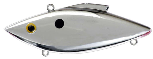 Bill Lewis Rat-L-Trap Magnum Trap Lipless Crankbaits-Lures-Bill Lewis-Weight: 3/4oz-Chrome Black Back-Tackle World