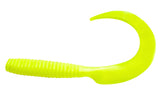 Blue Water Candy 8" Swirl Tail Grubs-Lures-Blue Water Candy-Chartreuse/Pearl-Tackle World