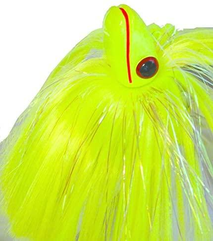 Blue Water Candy Grinning Gus Parachute Mojos-Lures-Blue Water Candy-Chartreuse-2oz with 6" Shad-Tackle World