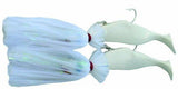 Blue Water Candy Tandem Mojo Parachute Rigs-Lures-Blue Water Candy-White-5oz x 3oz with 9" Shads-Tackle World