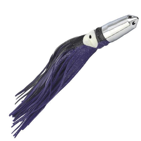 Boone Chrome Jet Unrigged Bullet Trolling Lures-Lures-Boone-Purple/Black-Weight: 1oz - Length: 4 3/4"-Tackle World