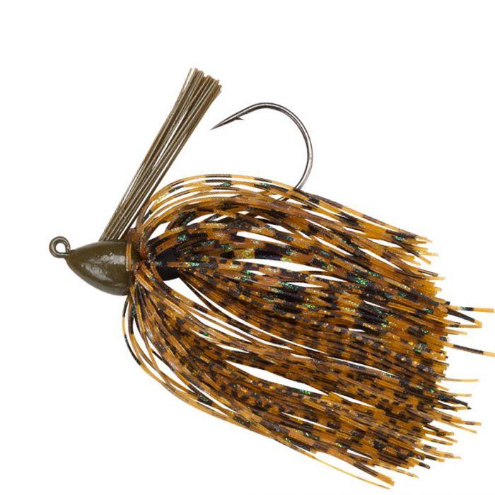 Booyah Baby Boo Jigs-Lures-Booyah-3D Green Pumpkin-Weight: 3/16oz-Tackle World