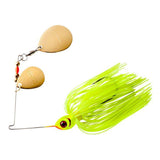 Booyah Double Colorado Blade Spinnerbaits-Lures-Booyah-Chartreuse-3/8oz-Tackle World