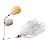 Booyah Double Colorado Blade Spinnerbaits-Lures-Booyah-Snow White-3/8oz-Tackle World