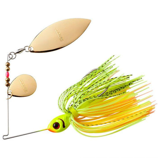 Booyah Tandem Blade Spinnerbaits-Lures-Booyah-Chartreuse/Chartreuse Perch-1/4oz-Tackle World