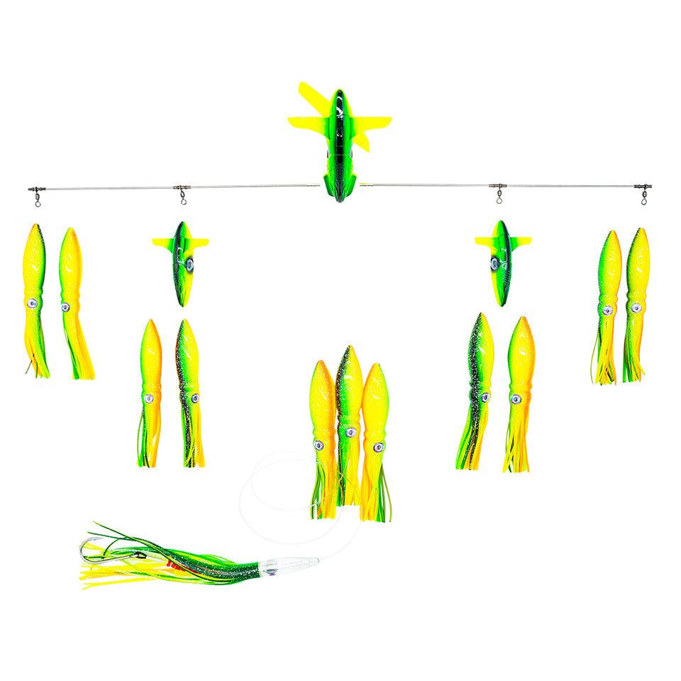 Chatterlures 36" Side Tracker with 9" Floating Shell Squid-Lures-Chatterlures-Tackle World