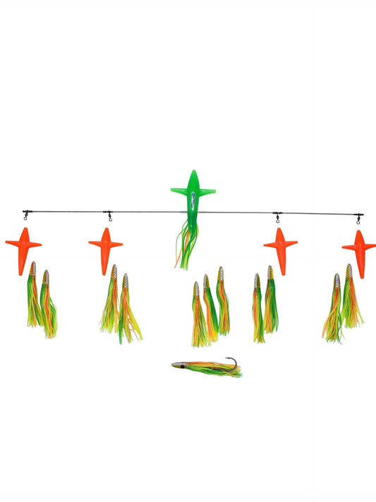 Chatterlures 36" Splash Bar With 6" Machines Trolling Lure-Lures-Chatterlures-Zucchini-Tackle World