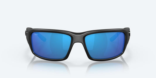 Costa Fantail Blackout Frame With Blue Mirror Lens 580G Polarized Sunglasses-Sunglasses-Costa-Tackle World