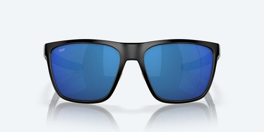 Costa Ferg Matte Black Frame Blue Mirror Lens 580P Polarized Sunglasses-Sunglasses-Costa-Tackle World