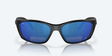 Costa Fisch Readers Matte Black Frame With Blue Mirror Lens 580P Polarized Sunglasses-Sunglasses-Costa-Tackle World