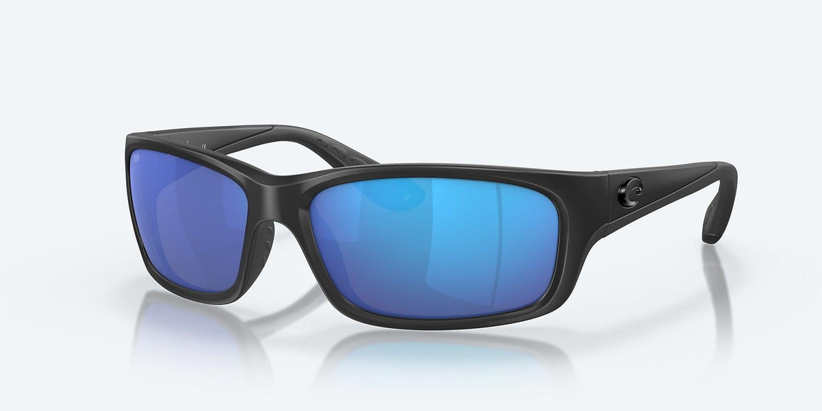 Costa Jose Blackout Frame With Blue Mirror Lens 580G Polarized Sunglasses-Sunglasses-Costa-Tackle World