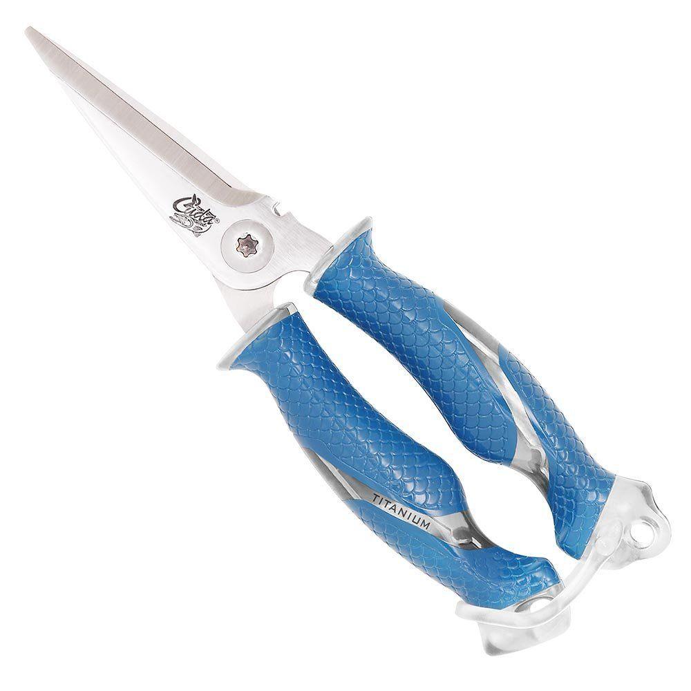 Cuda 18825 8" Titanium Bonded Snips-Accessories-Cuda-Tackle World