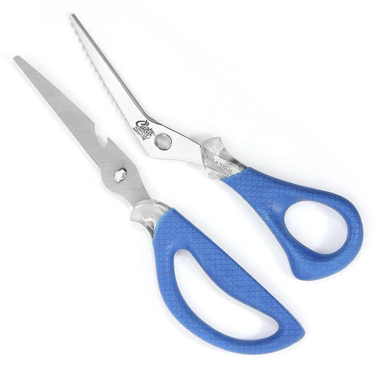 Cuda 18854 8" Titanium Bonded Detachable Marine Shears-Accessories-Cuda-Tackle World