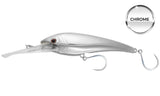 Nomad DTX Minnow Chrome Limited Edition Heavy Duty Sinking Trolling Lure-Lures-Nomad-Model: DTX 200mm / 8" - 5-4/5oz (Sinking)-Coral Sea Chrome-Tackle World