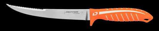 Dexter Dextreme 8" Dual Edge Stiff Fillet Knife with Sheath