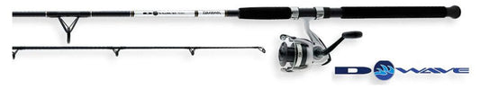 Daiwa D-Wave Saltwater Combos w/ Fiberglass Spinning Rod-Combo-Daiwa-DWB40-B/F702M-Tackle World