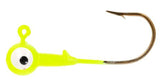 Eagle Claw Ball Head Jig-Lures-Eagle Claw-1/16oz 25pk-Chartreuse-Tackle World