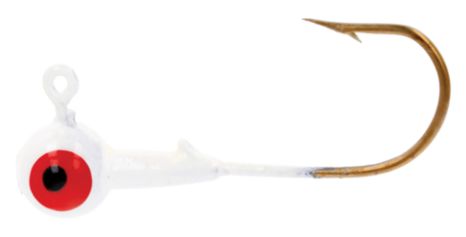 Eagle Claw Ball Head Jig-Lures-Eagle Claw-1/16oz 25pk-White-Tackle World