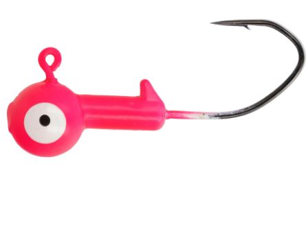 Eagle Claw Lazer Sharp Pro-V Ball Head Jig-Lures-Eagle Claw-1/4oz Pink-Tackle World