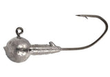 Eagle Claw Lazer Sharp Pro-V Ball Head Jig-Lures-Eagle Claw-3/8oz Unpainted-Tackle World